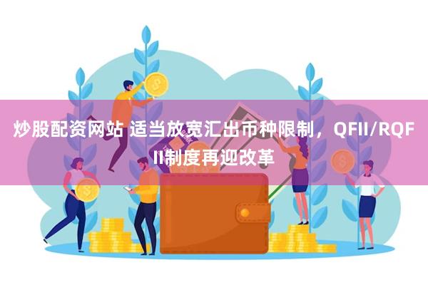 炒股配资网站 适当放宽汇出币种限制，QFII/RQFII制度再迎改革