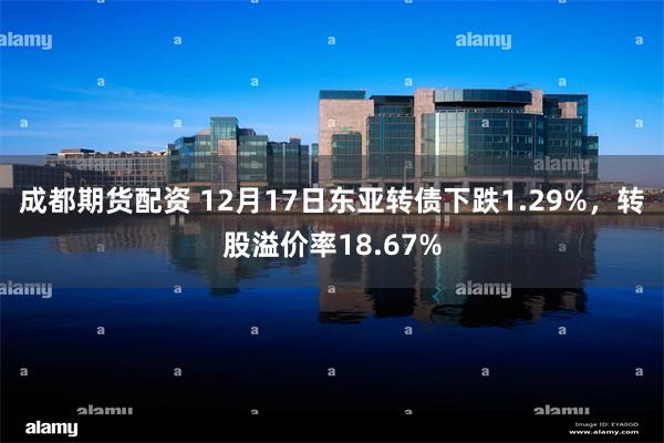 成都期货配资 12月17日东亚转债下跌1.29%，转股溢价率18.67%